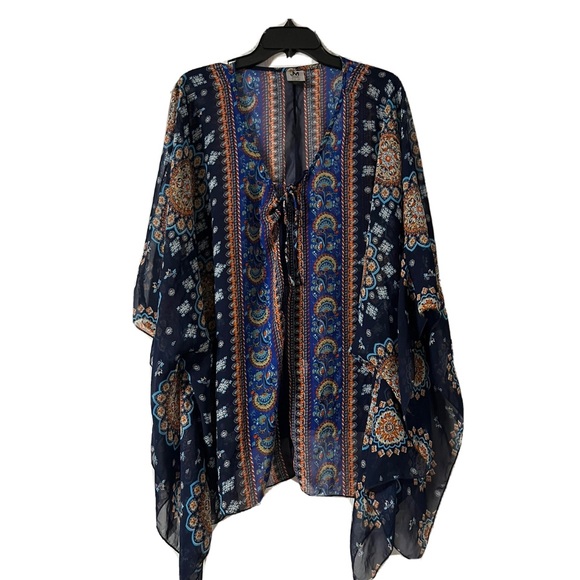 Jonathan Martin JM 2x Pool Cover All Women’s Body Covers Navy Blue, Multi Color - Picture 3 of 16